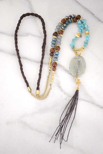 Native Natural Stone Necklace