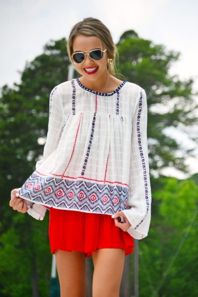 Old Glory Blouse