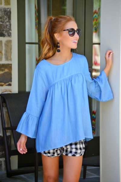 Surely Chambray Top
