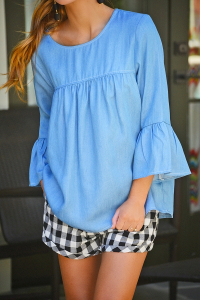Surely Chambray Top