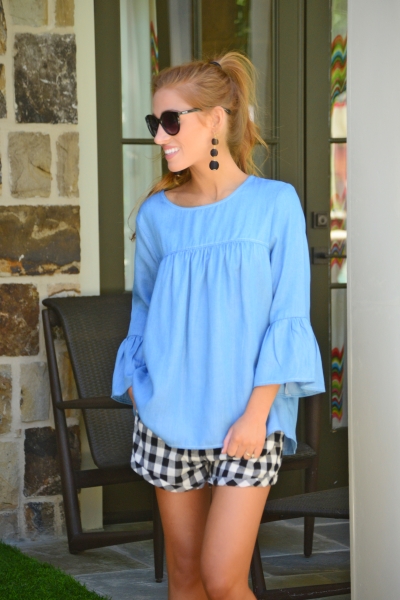 Surely Chambray Top