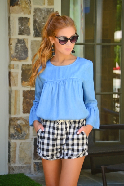 Surely Chambray Top