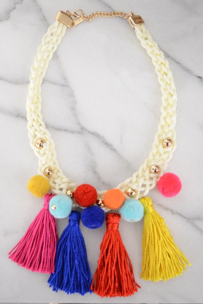 Braided Ball Necklace