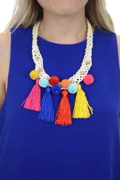 Braided Ball Necklace