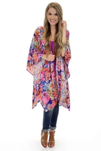 Floral Love Kimono