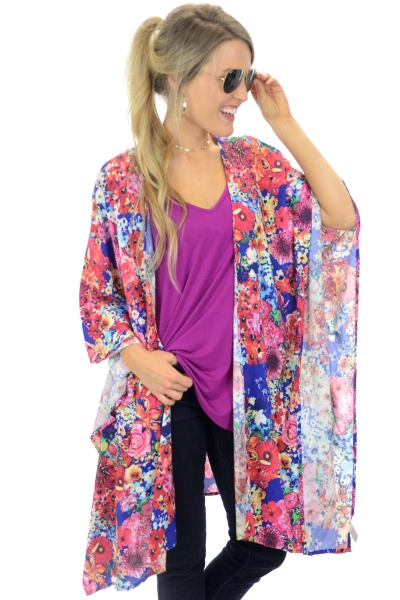 Floral Love Kimono