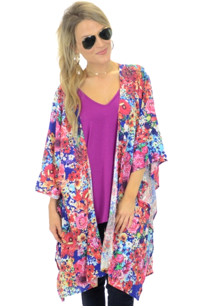 Floral Love Kimono