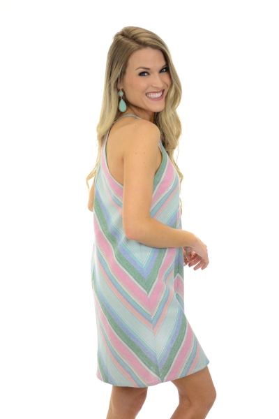 Faded Stripe Dress