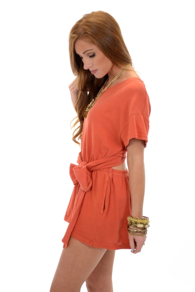 Free People Easy Street Wrapped Romper