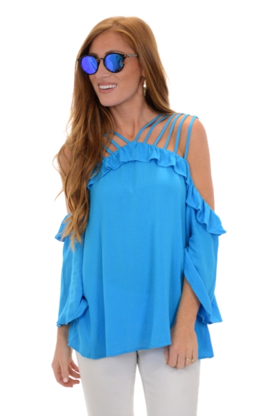 Dream in Color Top, Turquoise