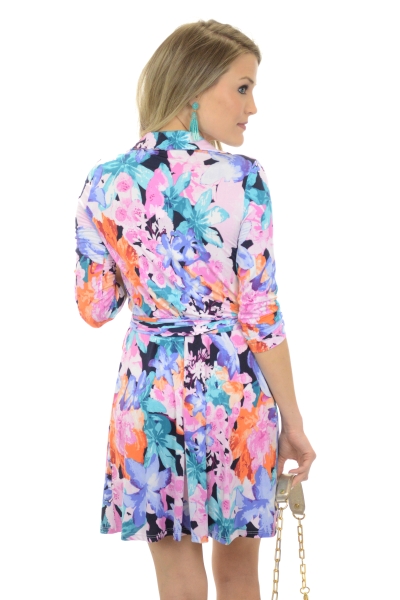 Nala Wrap Dress, Floral