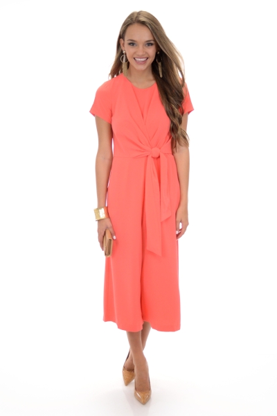 Style Setter Jumpsuit, Coral