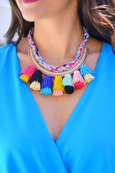 Twist and Shout Tassel Necklace