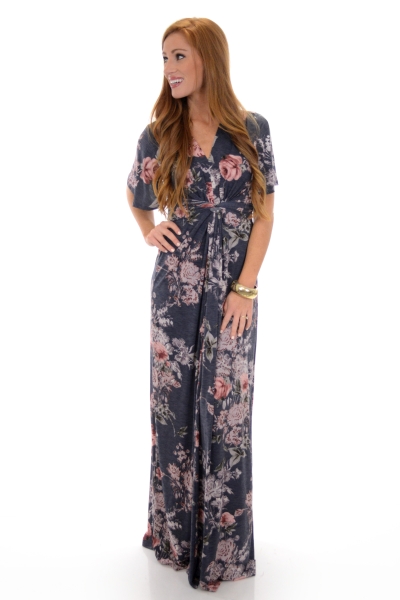 Floral Twist Maxi