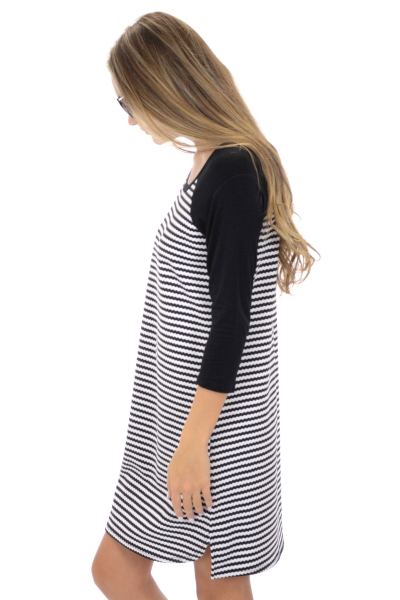 Rigley Dress, Stripes