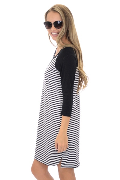 Rigley Dress, Stripes