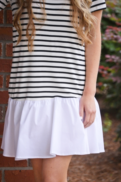Tea Party Striped Dress