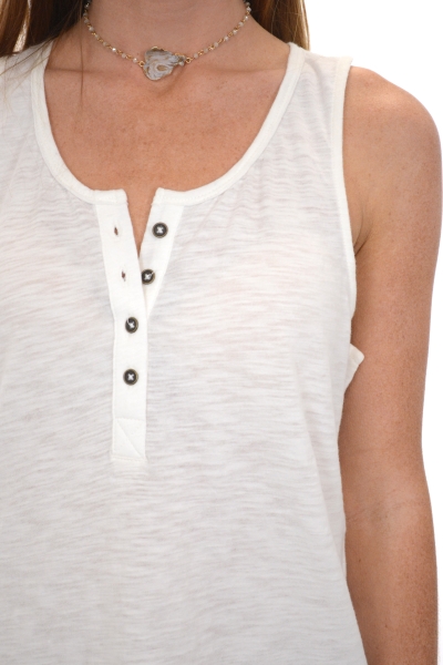 Buttoned Up Tank