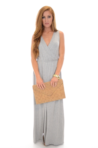Simply Wrapped Maxi, Gray