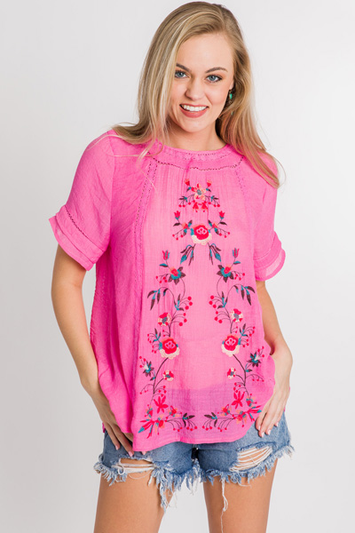 Meadow Muse Top, Pink