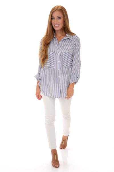 Button Up Butter Cup Blouse