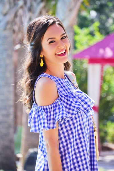 Go for Gingham Dress, Blue