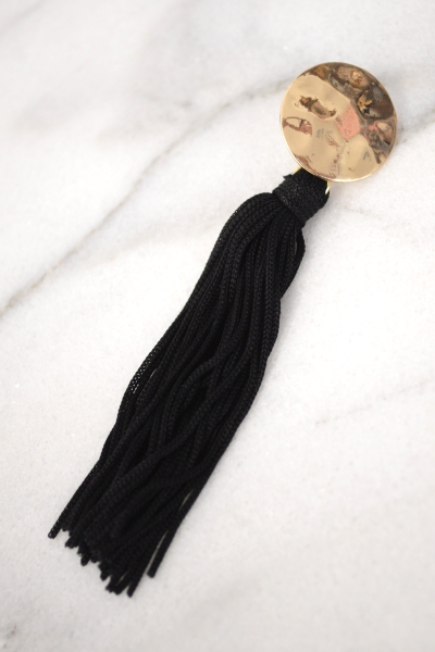 Lightweight Long Tassels, Black