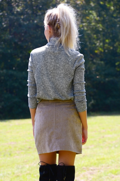 Sand Dune Corduroy Skirt