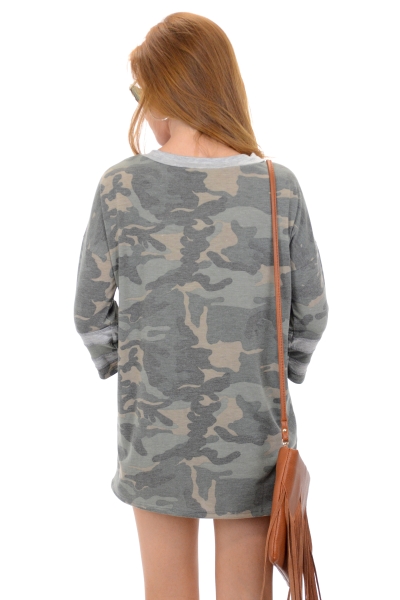 Varsity Camo Tee