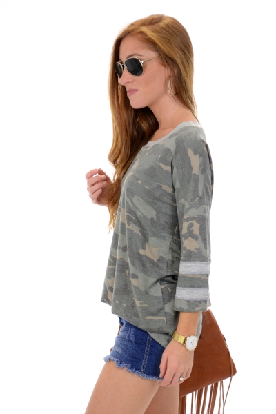 Varsity Camo Tee