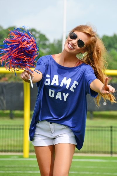Game Day Graphic Tee, Blue