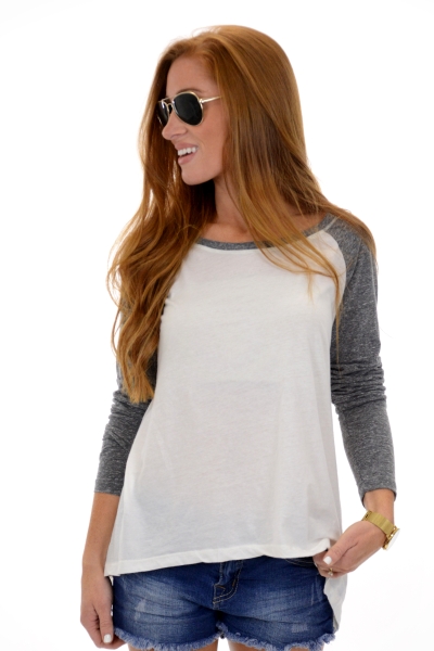 Boatneck Baseball Tee