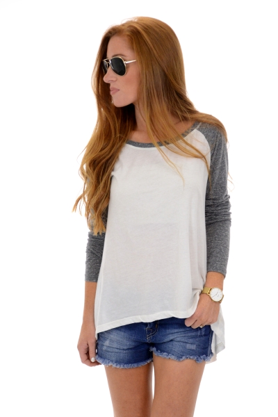 Boatneck Baseball Tee