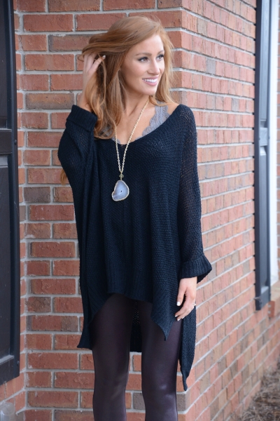 Cuff It Sweater, Black