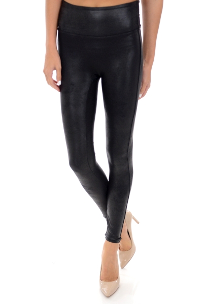 SPANX Leather Legging, Black