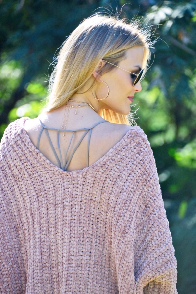 Boxy Chenille Pullover