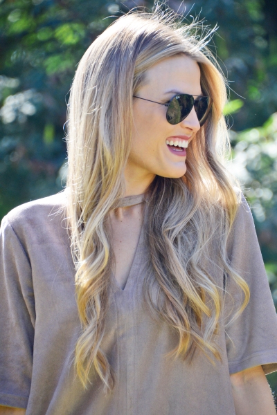 BUDDY LOVE Smith Suede Dress, Brown