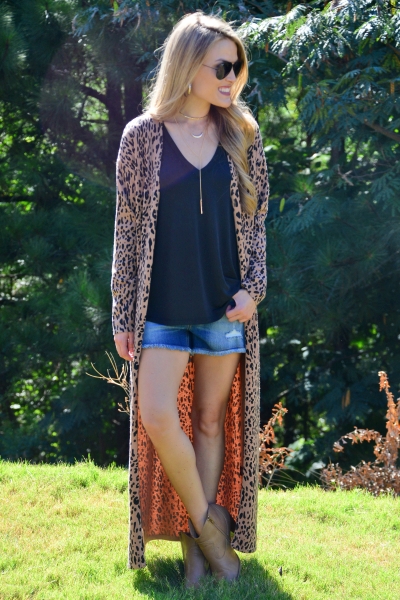 BUDDY LOVE Chic Cheetah Duster
