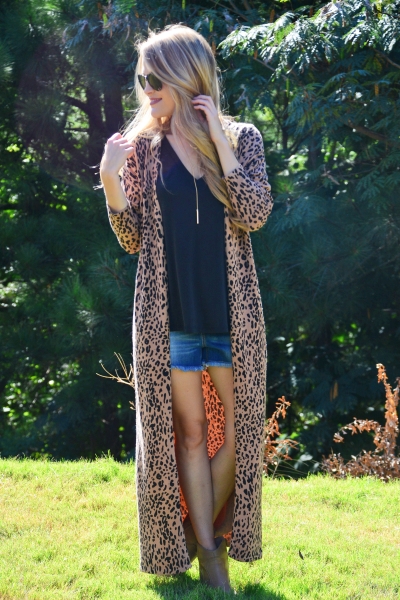 BUDDY LOVE Chic Cheetah Duster