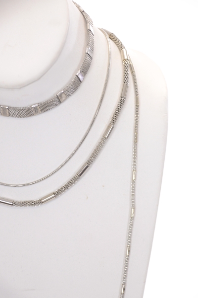 Meshwell Choker, Silver