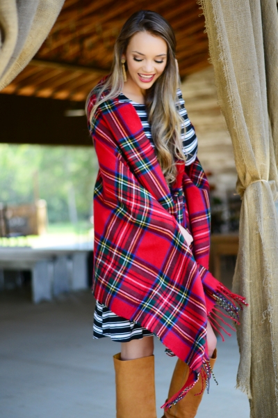 Tartan Scarf Wrap