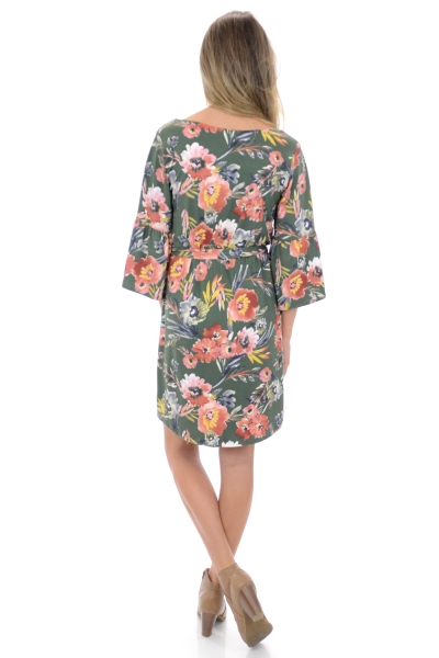 Soft Knit Floral Dress