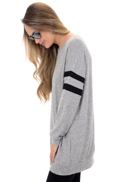 Black Stripes Sweater