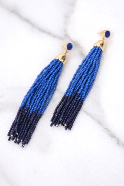 Double Dipped Tassel, Navy
