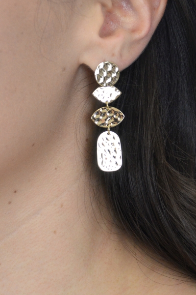 Hammered Time Earring