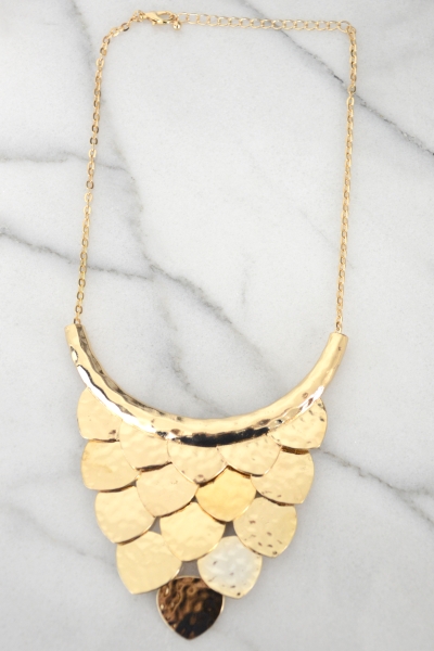 Layered Leaves Necklace