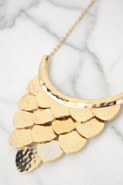 Layered Leaves Necklace