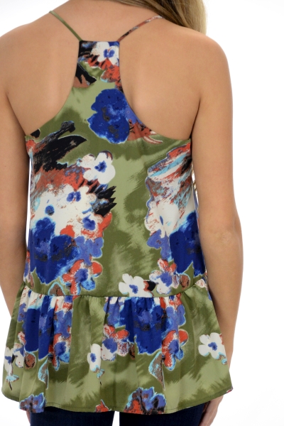 Abstract Garden Tank, Olive