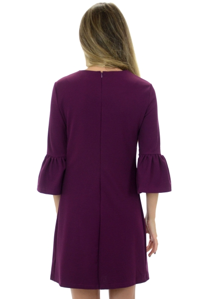 Anywhere Shift Dress, Eggplant