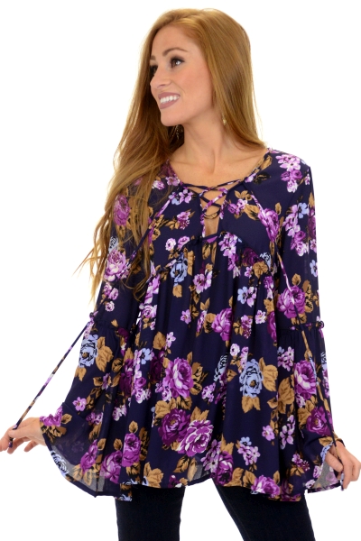 Lenna Top, Purple